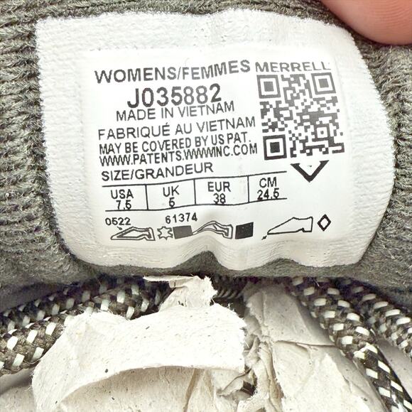 Merrell Womens Moab 3 Hiking Sneakers US 7.5 M EU 38 Tan Leather Athletic NIB - Picture 12 of 14